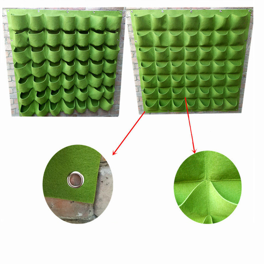 Vertical Wall Planter - 1Pcs Vertical Felt Hanging Planter Wall