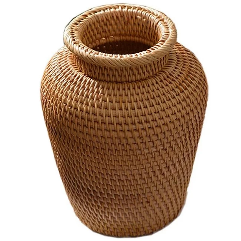 Hanging Planter Basket - Wicker Basket Rattan Hanging Flowerpot Flowerpot
