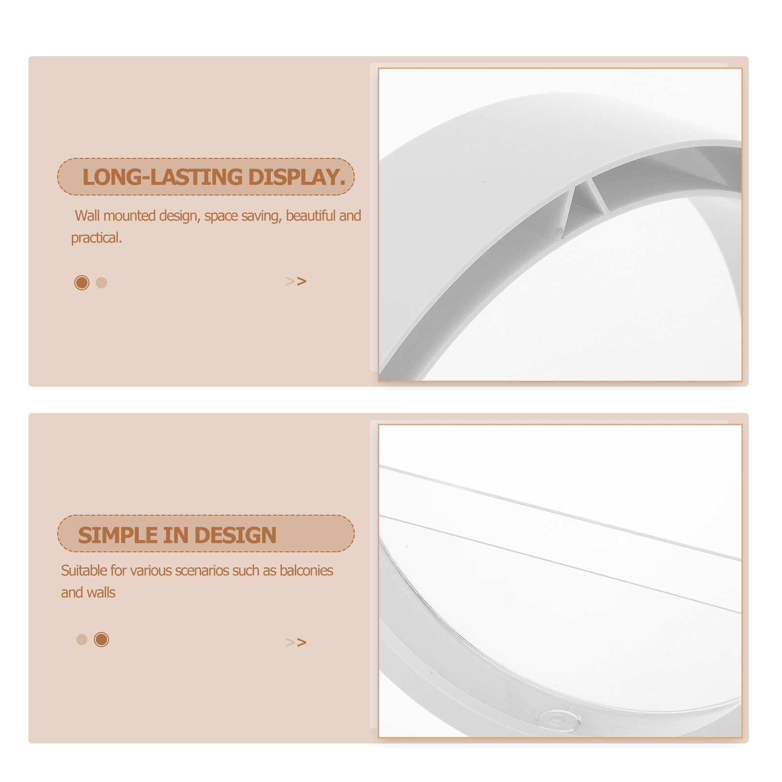 Wall Mount Vase Round Clear Hy - đánh giá và giá Vertical Wall Planter