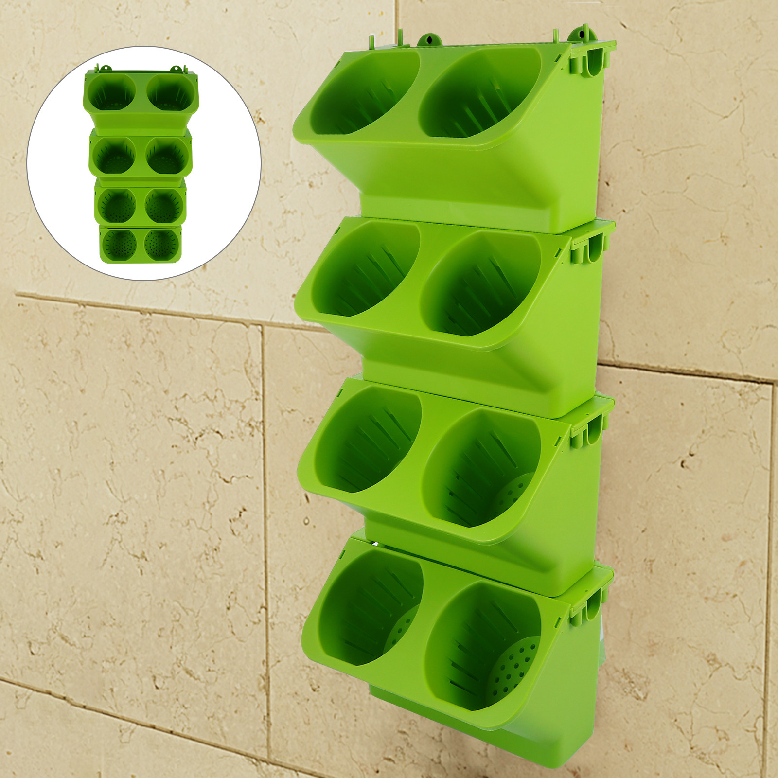 4Pcs Vertical Green Wall Plant - đánh giá và giá Vertical Wall Planter