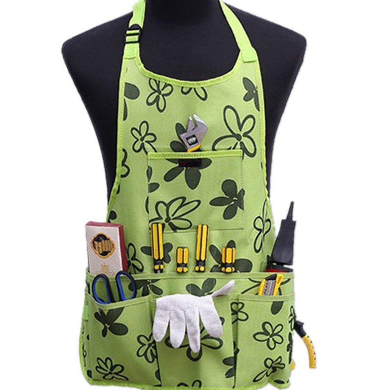 Garden Work Apron with Pockets - đánh giá và giá Gardening Tools For Women