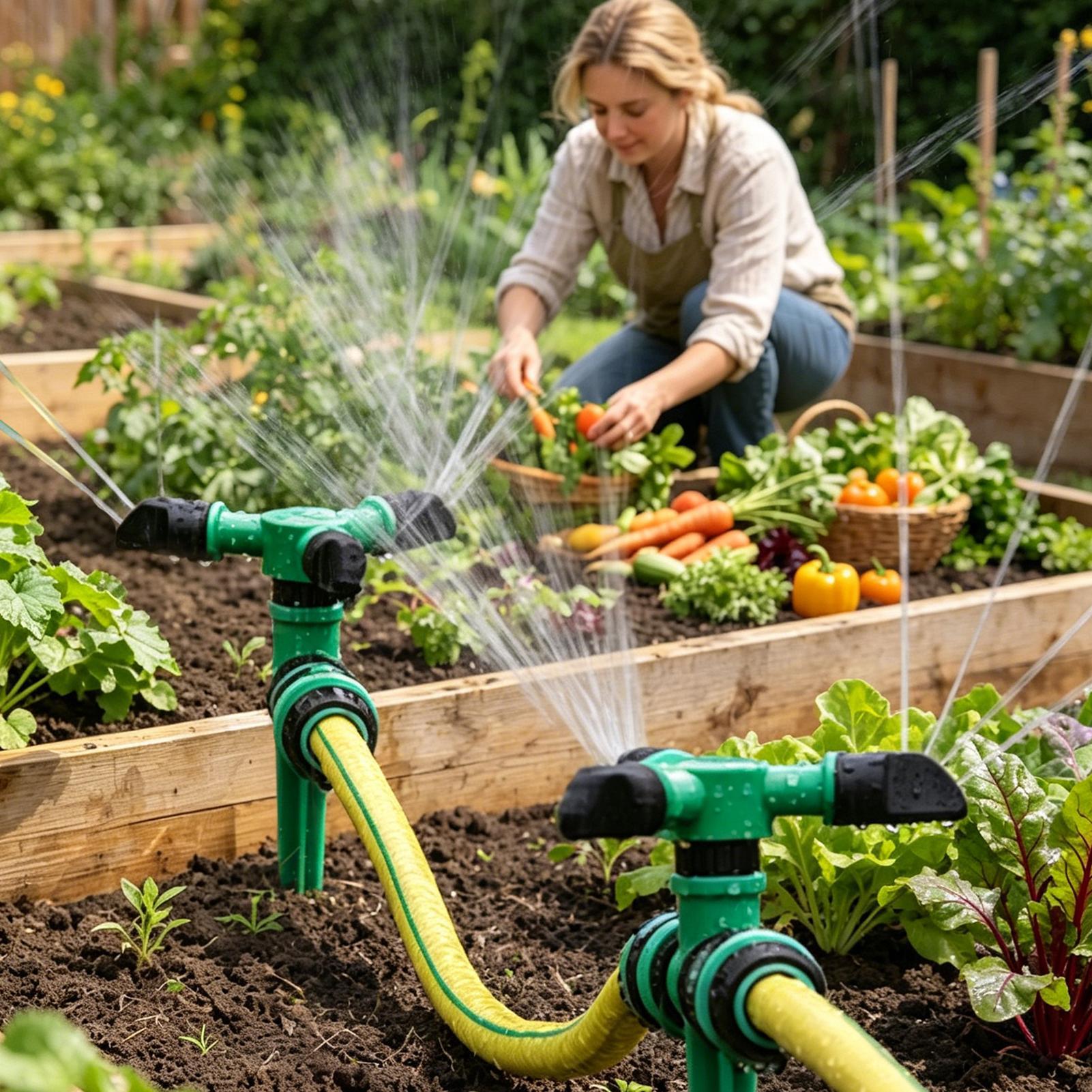 Automatic Rotating Water Sprin - đánh giá và giá Gardening Tools For Women