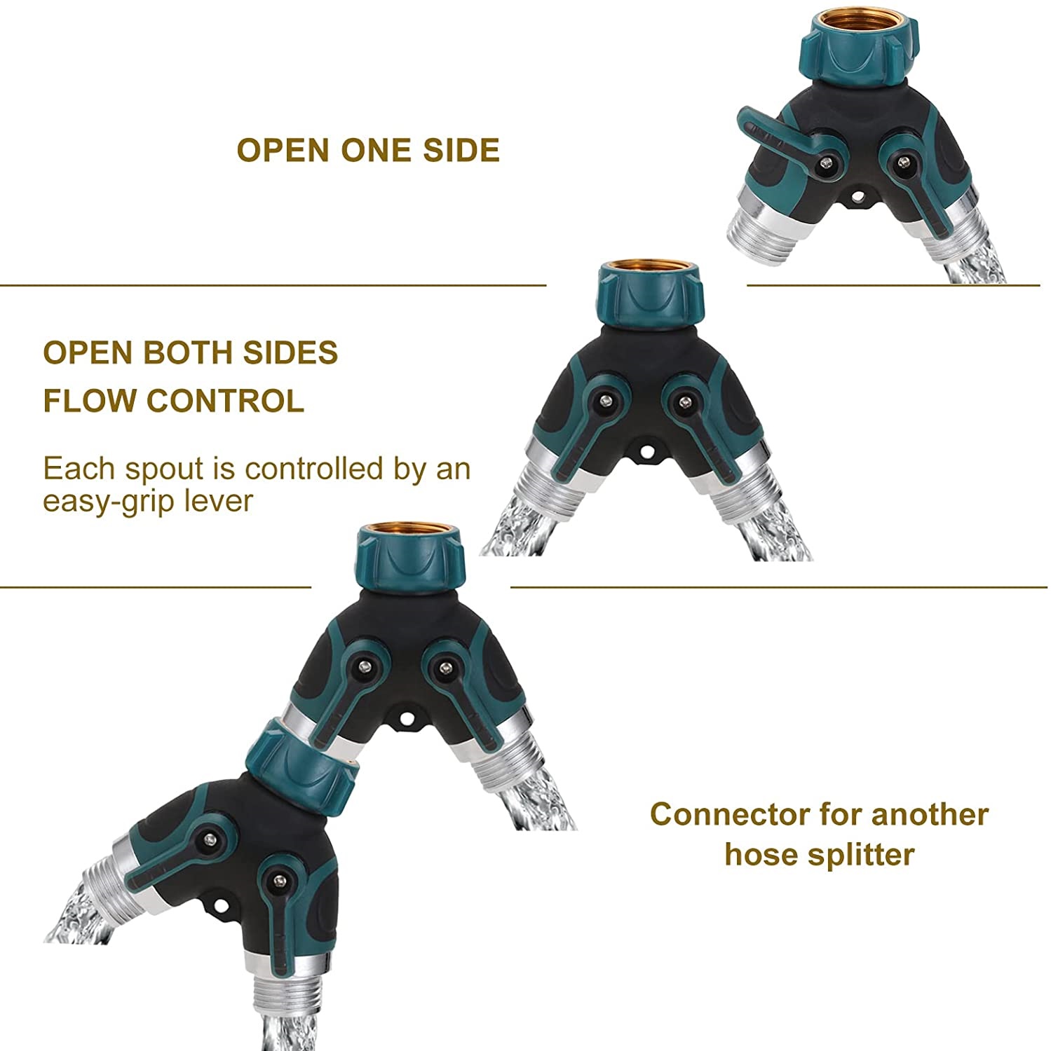 2pcs 2-ways Hose Splitter Y-sh - đánh giá và giá Gardena Hose Comfort