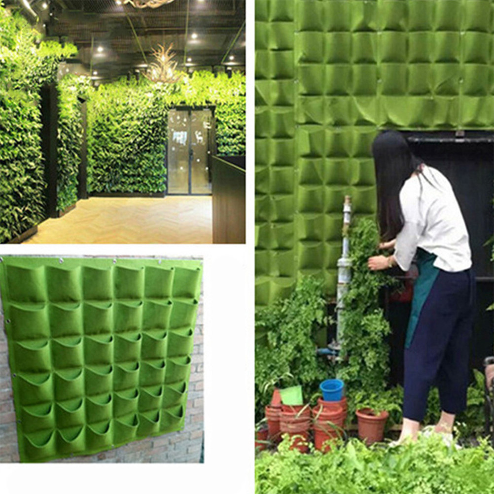 1Pcs Vertical Felt Hanging Pla - đánh giá và giá Vertical Wall Planter