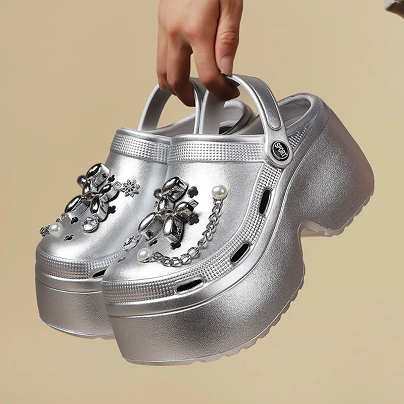 New Women's Silver Platform Cl - đánh giá và giá Gardening Tools For Women