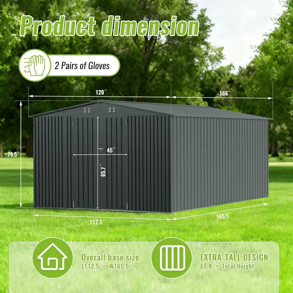 Durable Metal Outdoor Storage  - đánh giá và giá Gardening Tools
