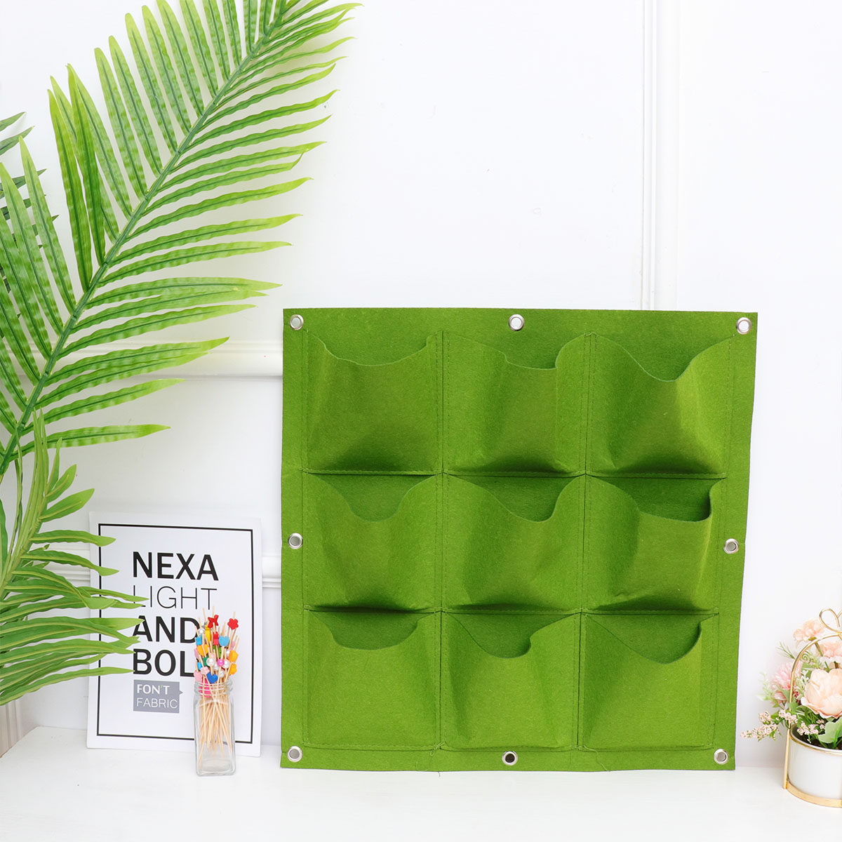 Green Vertical Wall Hanging Pl - đánh giá và giá Vertical Wall Planter