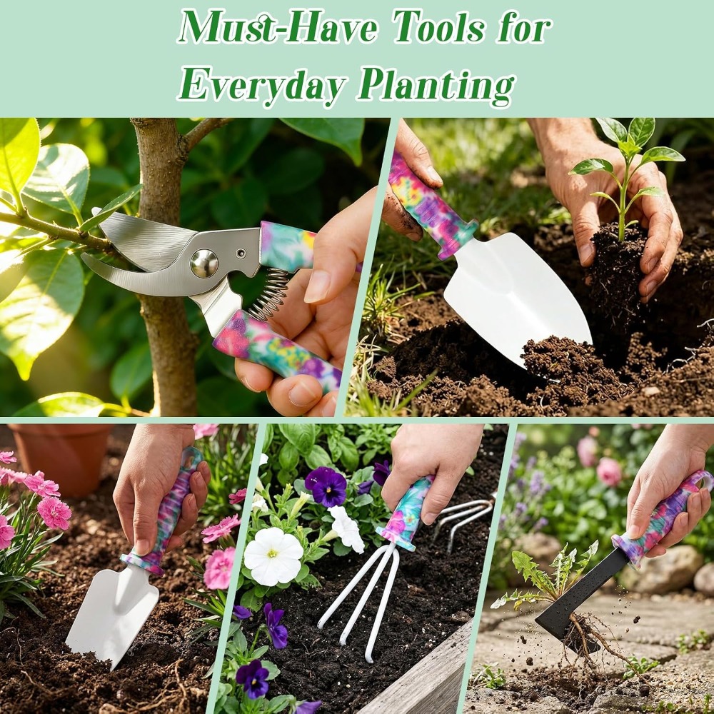 10-Piece Gardening Tools Set w - đánh giá và giá Gardening Tools For Women