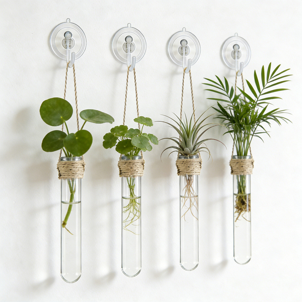Hydroponic Flower Vase Wall-Mo - đánh giá và giá Hanging Planter Basket