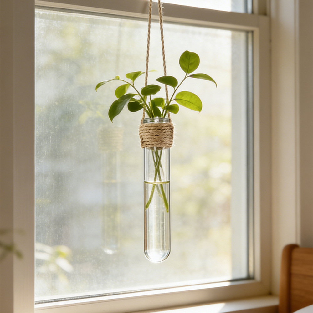 Hydroponic Flower Vase Wall-Mo - đánh giá và giá Hanging Planter Basket