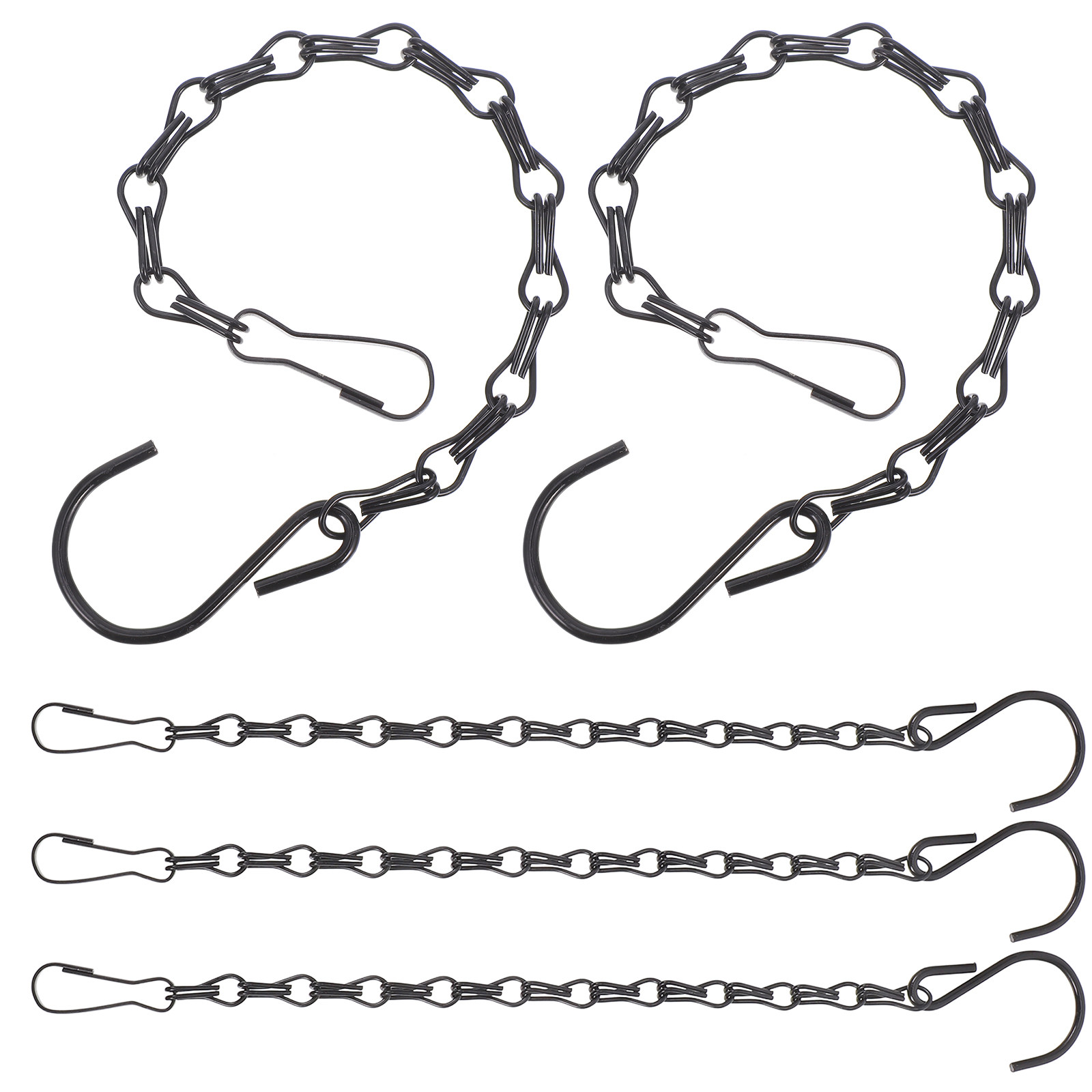 5Pcs Black Double Hook Chain H - đánh giá và giá Hanging Planter Basket
