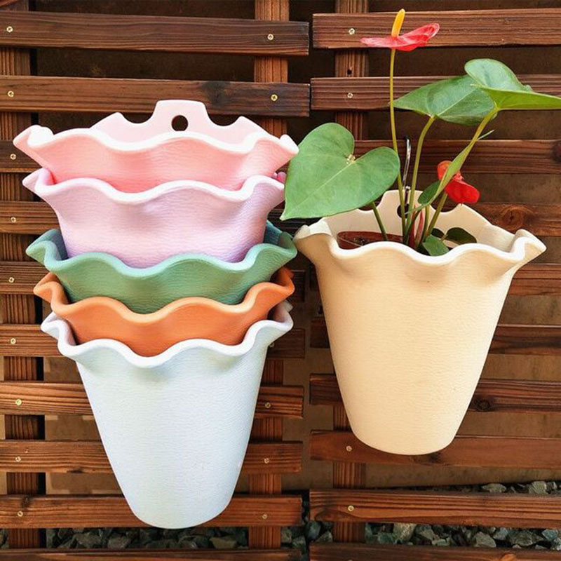 Flower Pot Wall-mounted Plasti - đánh giá và giá Vertical Wall Planter