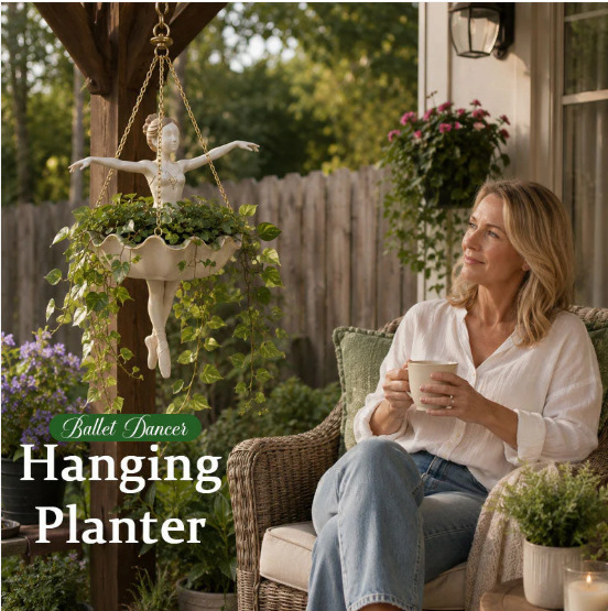 New Ballet Dancer Hanging Plan - đánh giá và giá Hanging Planter Basket
