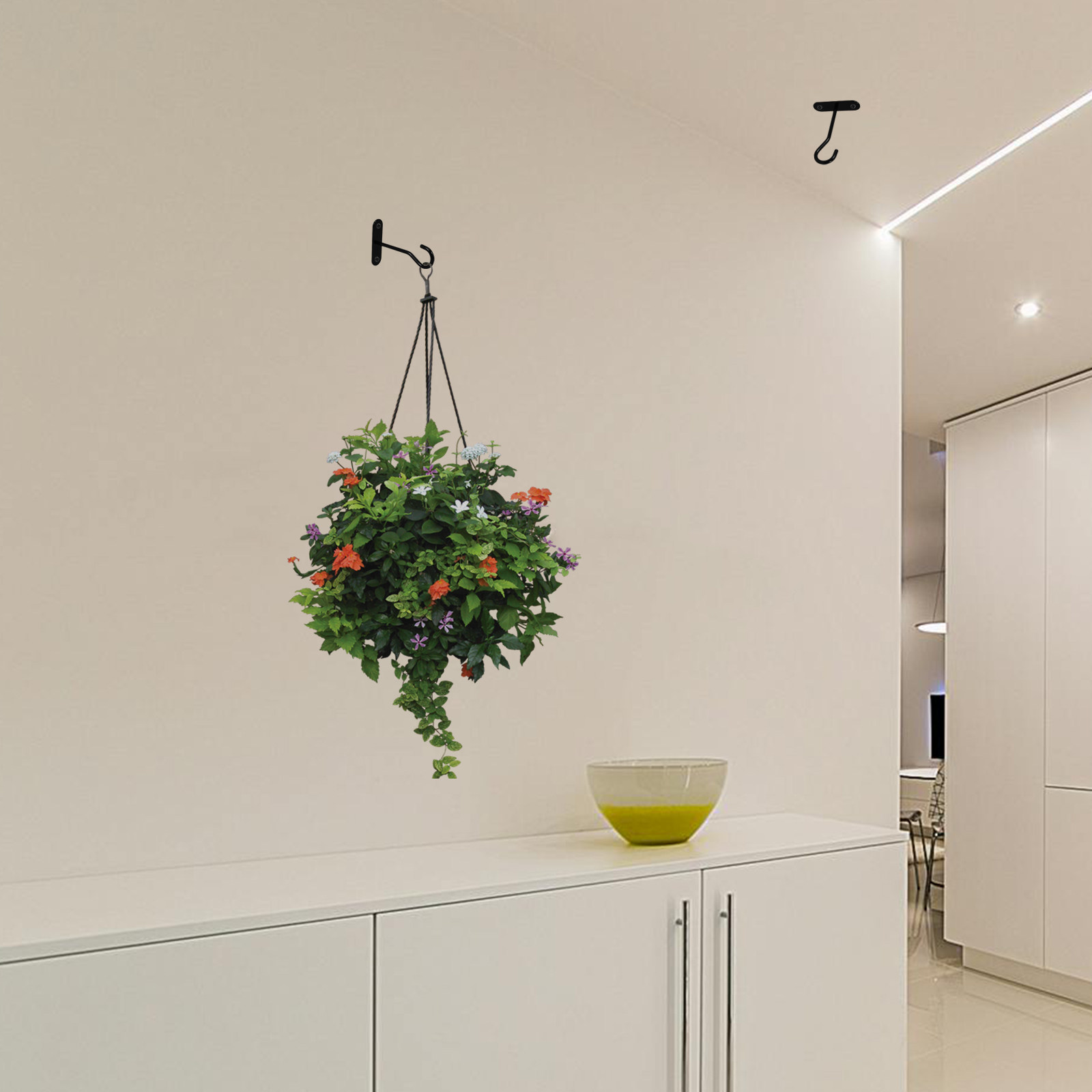 2Sets Ceiling Hooks for Hangin - đánh giá và giá Hanging Planter Basket