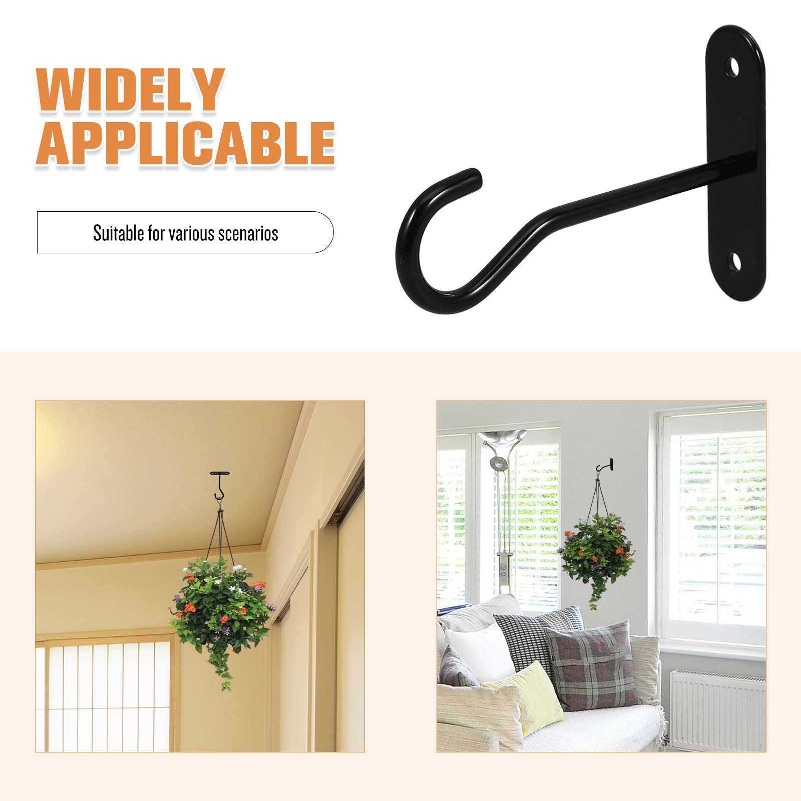 2Sets Ceiling Hooks for Hangin - đánh giá và giá Hanging Planter Basket