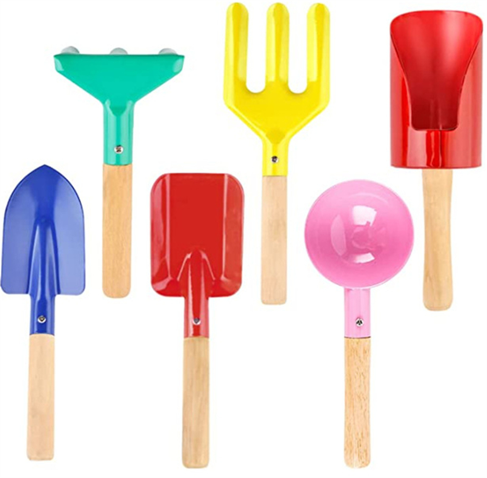 Colorful 6pcs Multifunctional  - đánh giá và giá Gardening Tools Kit For Kids