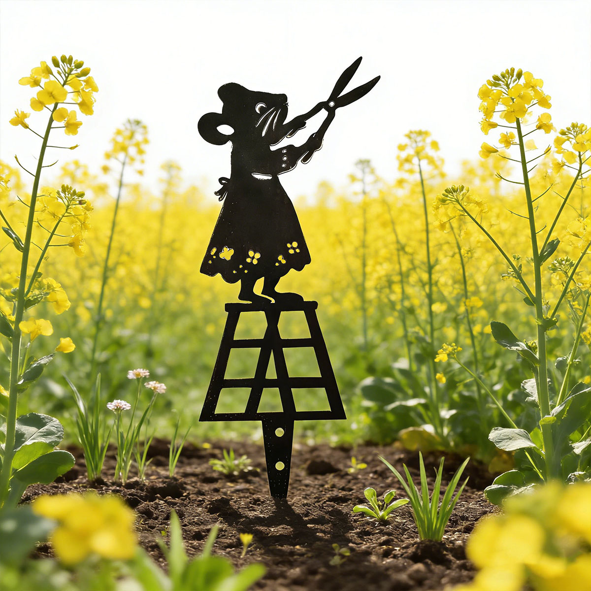 Black Silhouette Line Metal Ga - đánh giá và giá Gardening Tools Vegetables