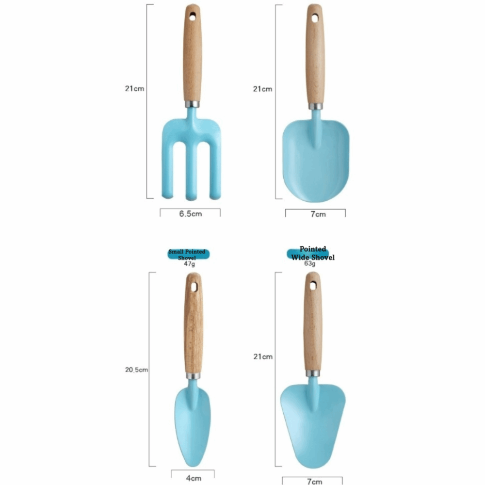 Colorful Kids Garden Tool Set  - đánh giá và giá Gardening Tools Kit For Kids