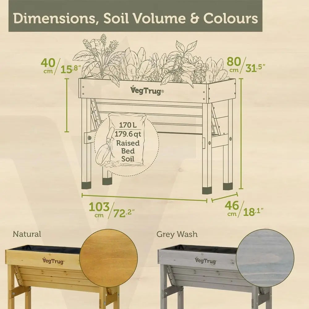 Natural Small 1m Wall-Mounted  - đánh giá và giá Vertical Wall Planter