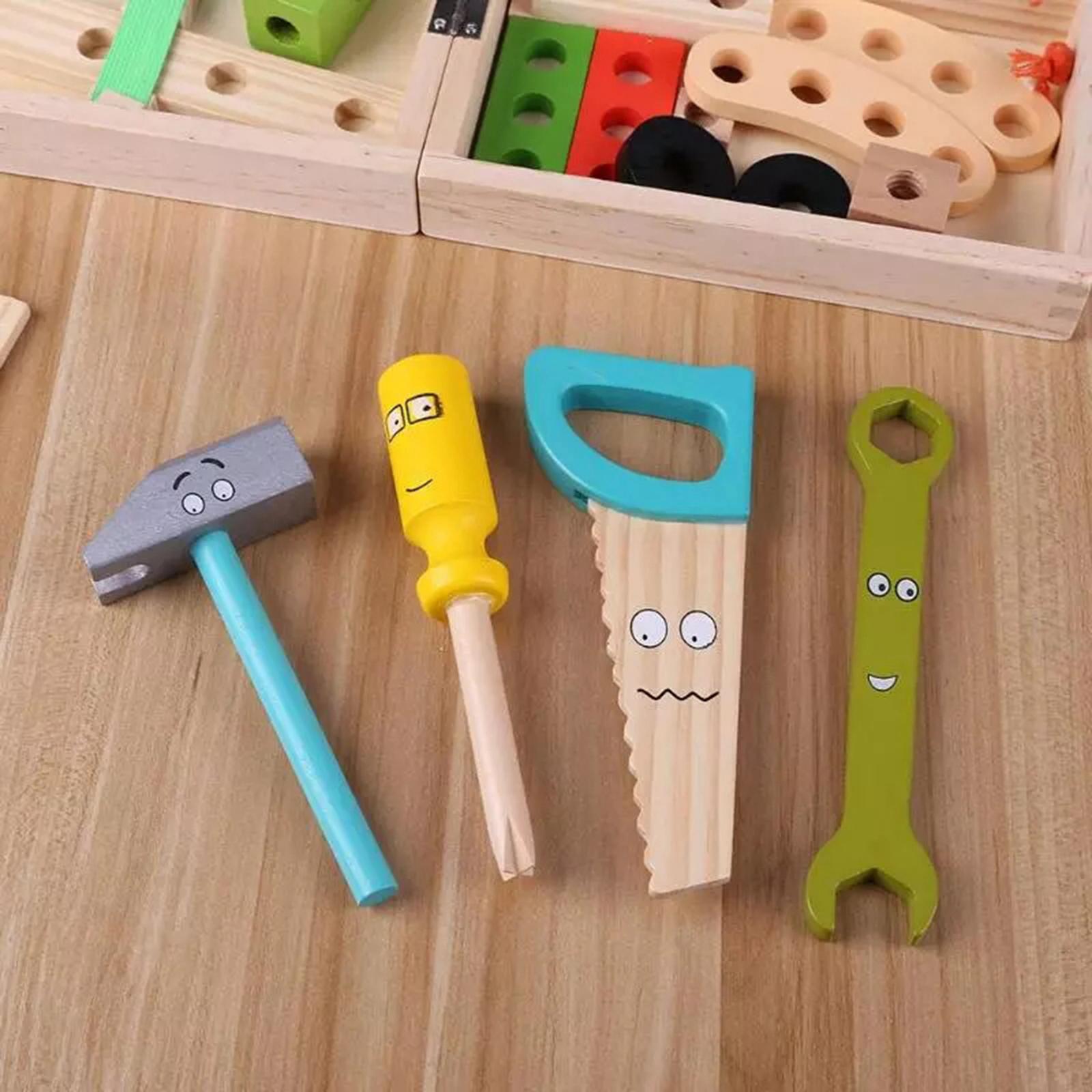 Wooden Kids Tool Set Tool Kit  - đánh giá và giá Gardening Tools Kit For Kids