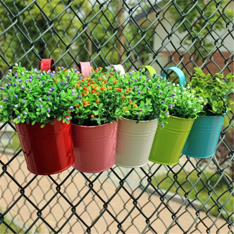 10 Colors Metal Iron Flower Wa - đánh giá và giá Hanging Planter Basket