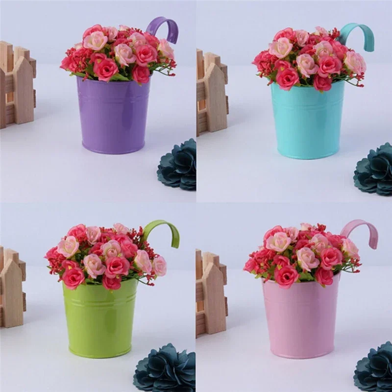 10 Colors Metal Iron Flower Wa - đánh giá và giá Hanging Planter Basket
