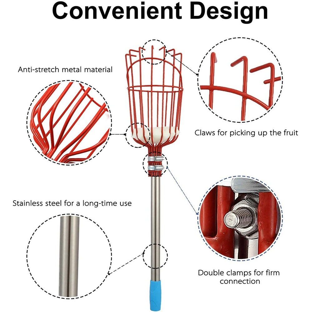 260cm Fruit Picker, Adjustable - đánh giá và giá Gardening Tools Rack